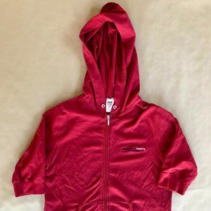 Vintage Roots ¾ Sleeve Red Hoodie